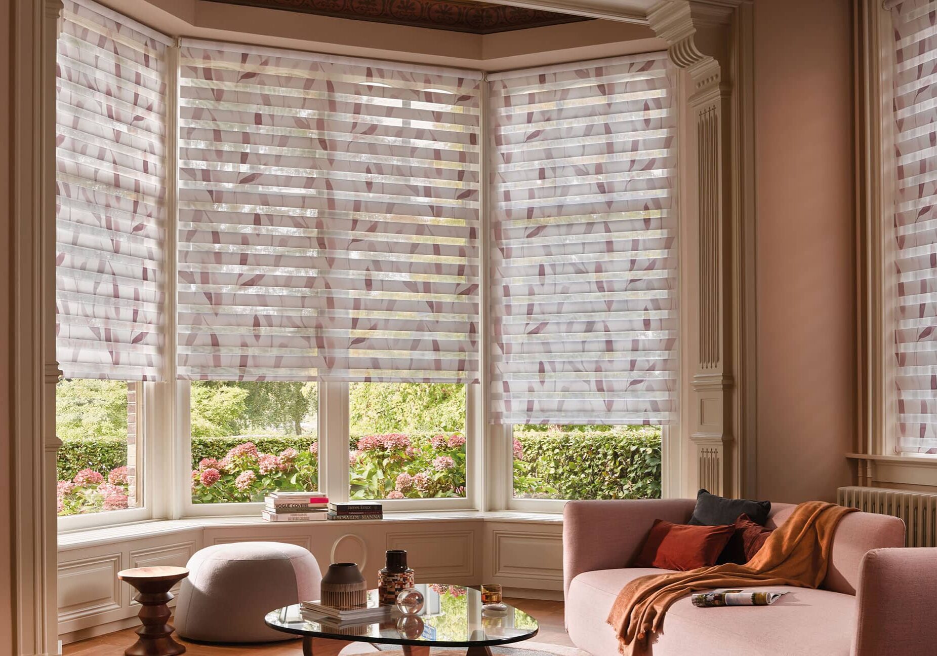 day and night blinds in living room